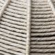 1970s two-tone wool pendant light, Germany
