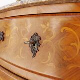 Louis XV chest of drawers in rosewood marquetry