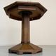 Vintage 1940s/50s bistro table with brass finish