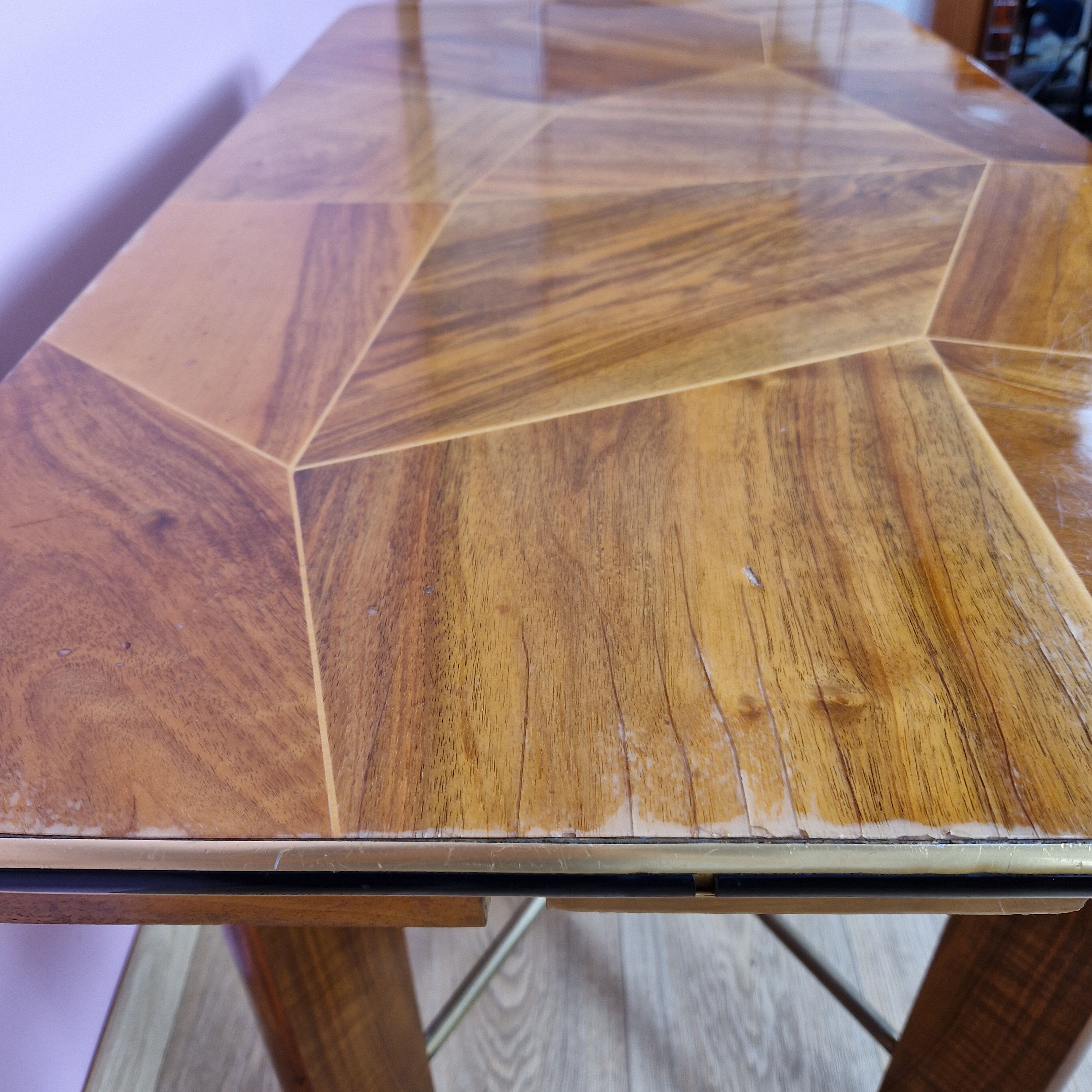 Art Deco Extendable Dinning Table, Germany, 1950s