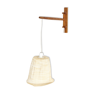 Pine wall lamp, Sweden, 19600