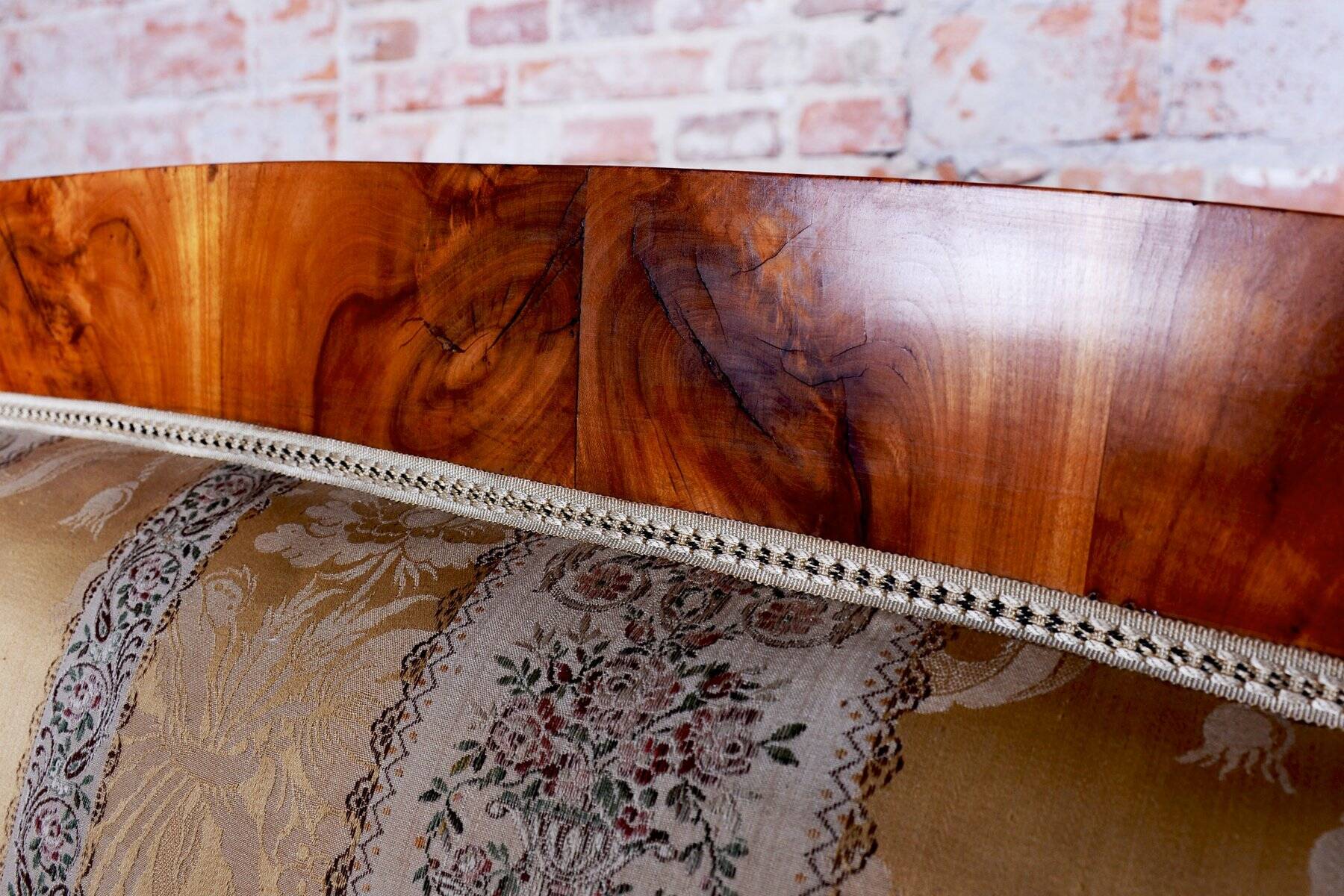 Biedermeier Cherrywood Sofa by Josef Danhauser, Austria, 1820s