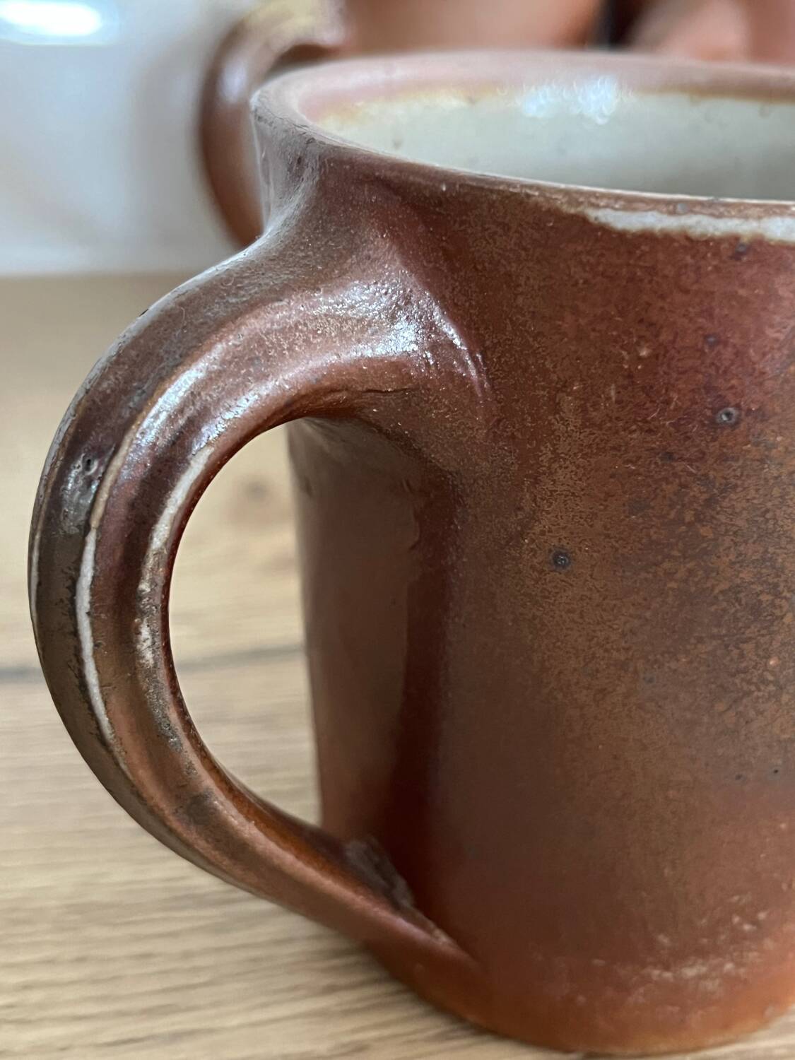Lot de 4 tasses artisanale en céramique