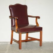 Carver office chair in Spencer House leather