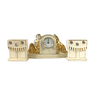Earthenware fireplace trim Art deco