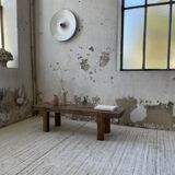 Brutalist workbench solid cherry coffee table