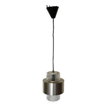Philips Design Hanging Lamp Made Of Aluminum And Glass, 1960s