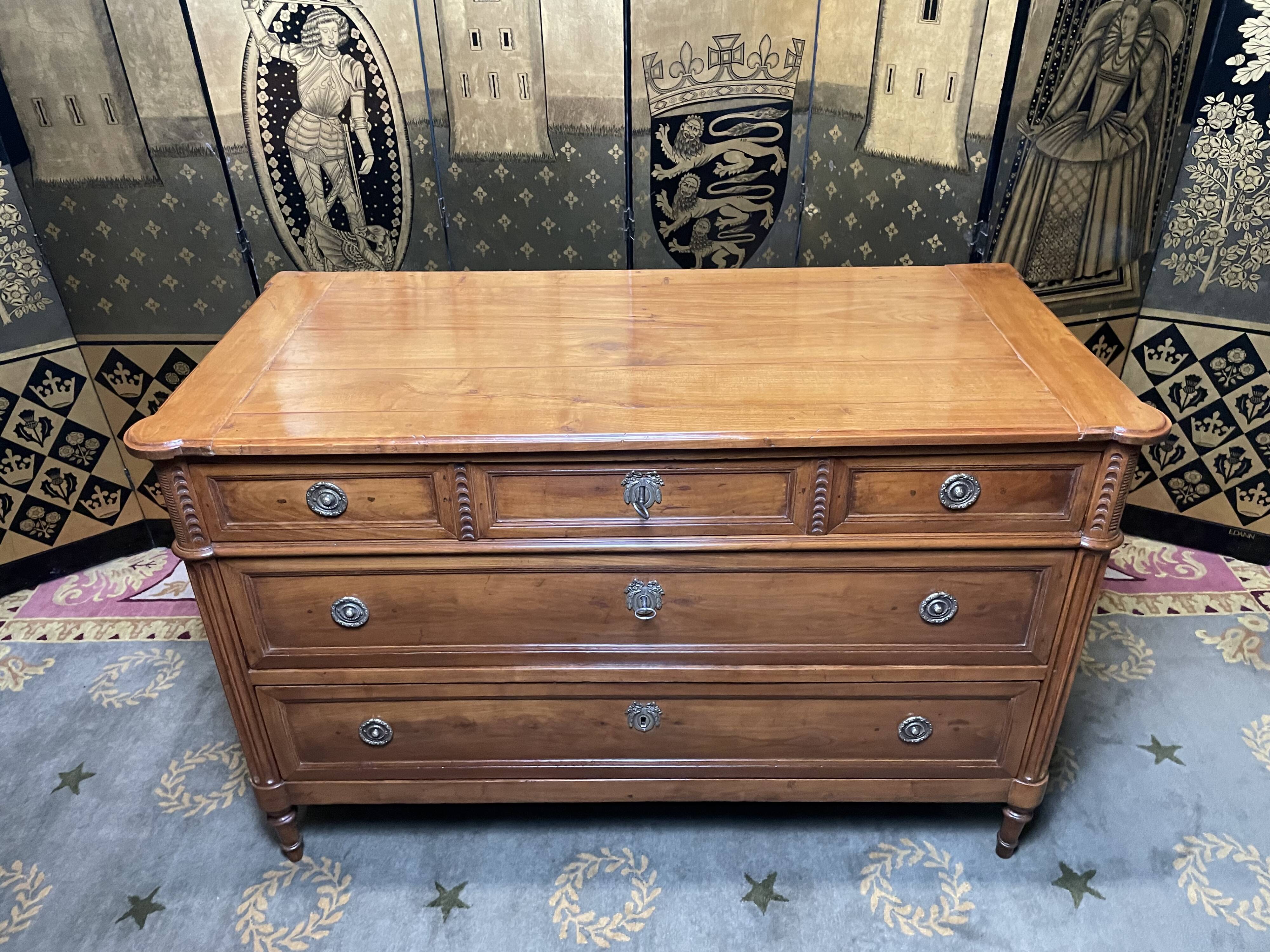 Restored Louis XVI period chest of drawers