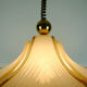 large cristallux hustadt adlustable PENDANT LAMP acrylic and brass