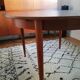 Expandable teak round table