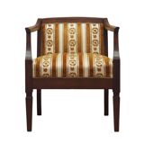 Mahogany armchair, Danish design, 1970s, production: Denmark