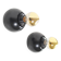 Set (2) of petite playful painted 'ball' wall lights, Italy 1970's