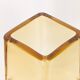Amber glass vase