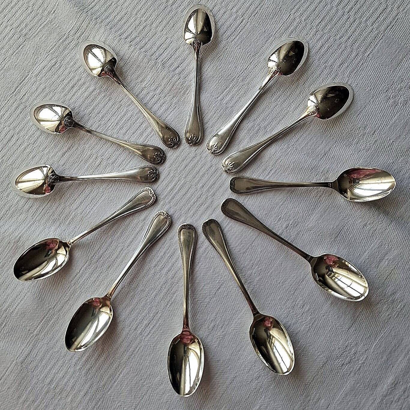 Set of small spoons, Christofle, Malmaison series