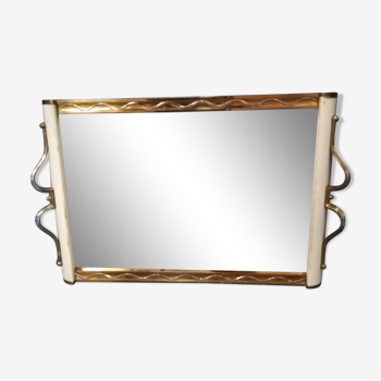 Art deco mirror tray