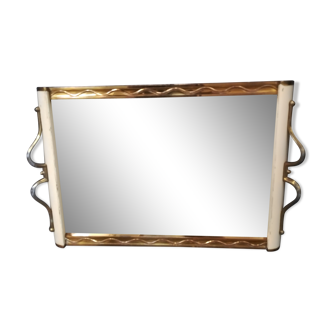 Art deco mirror tray