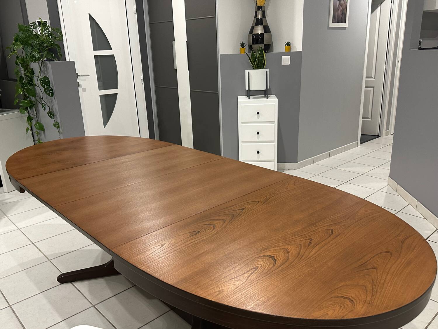 Baumann vintage 1970s extendable table