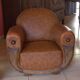 Leather club chair in good condition