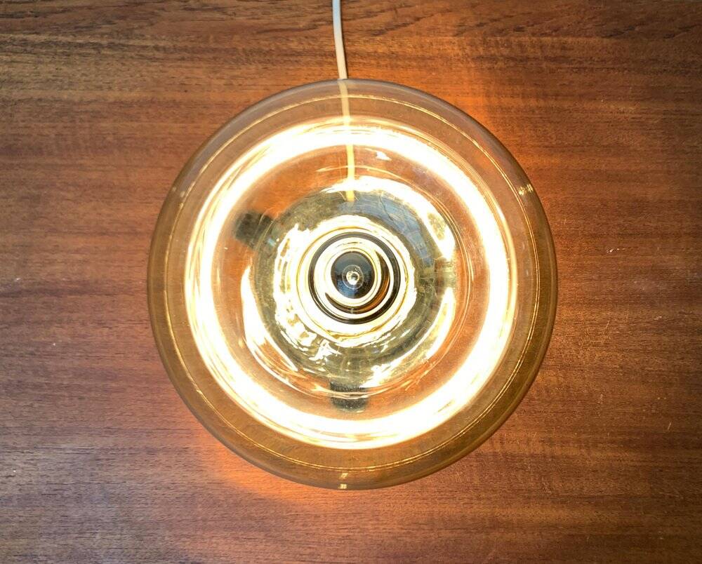 Lampe de Table en Verre Bulbe Espace Années 1960 Milieu du Siècle