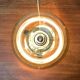 Mid-Century 1960s Space Bulb Glass Table Lamp