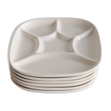 6 fondue plates