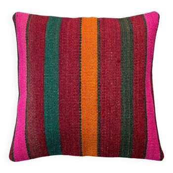 Housse de coussin Kilim vintage, 40 x 40 cm