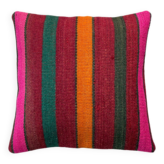 Housse de coussin Kilim vintage, 40 x 40 cm