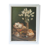 Painting, still life with shells, 70s