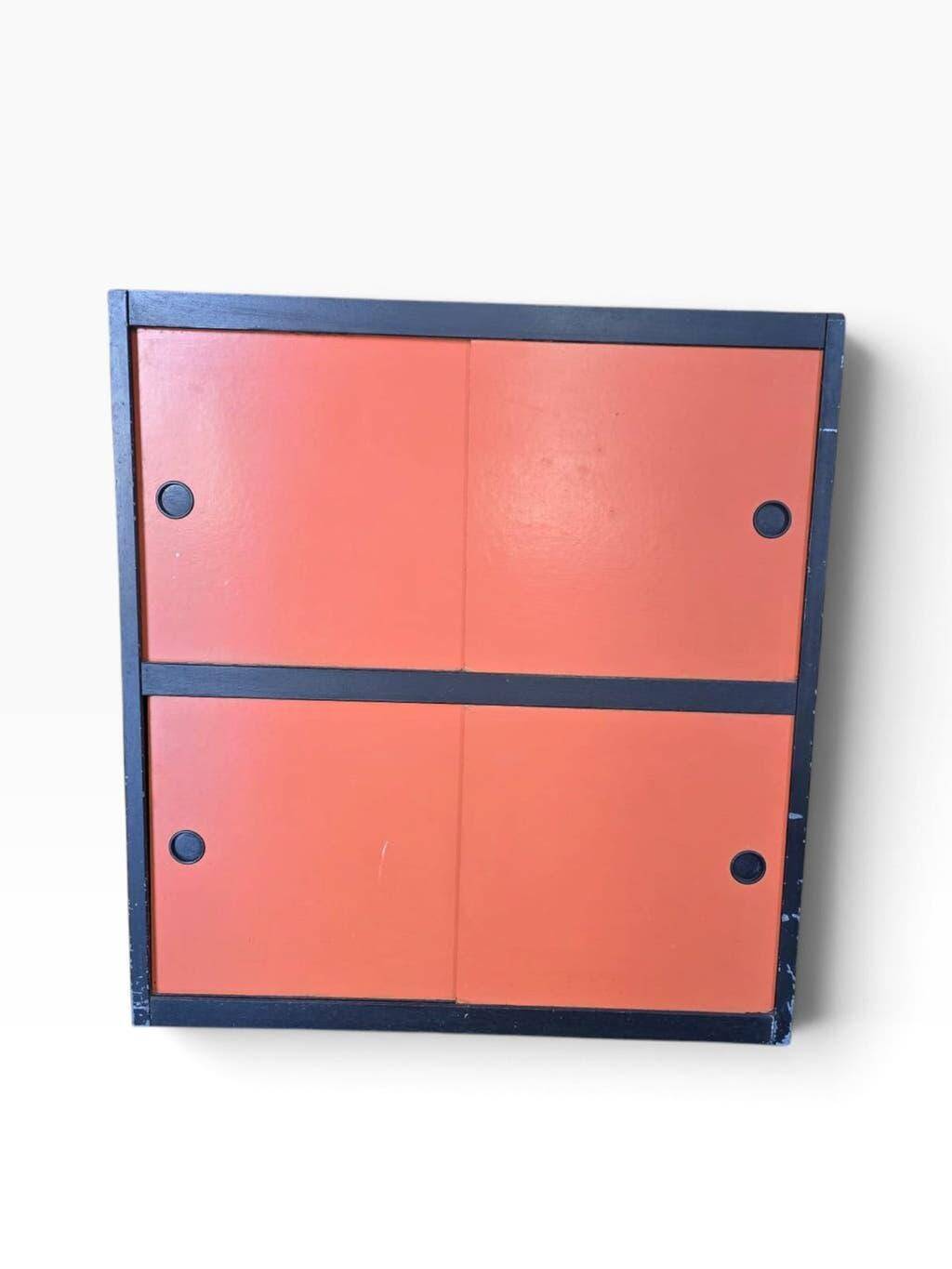 Vintage orange sliding door wardrobe kewlox