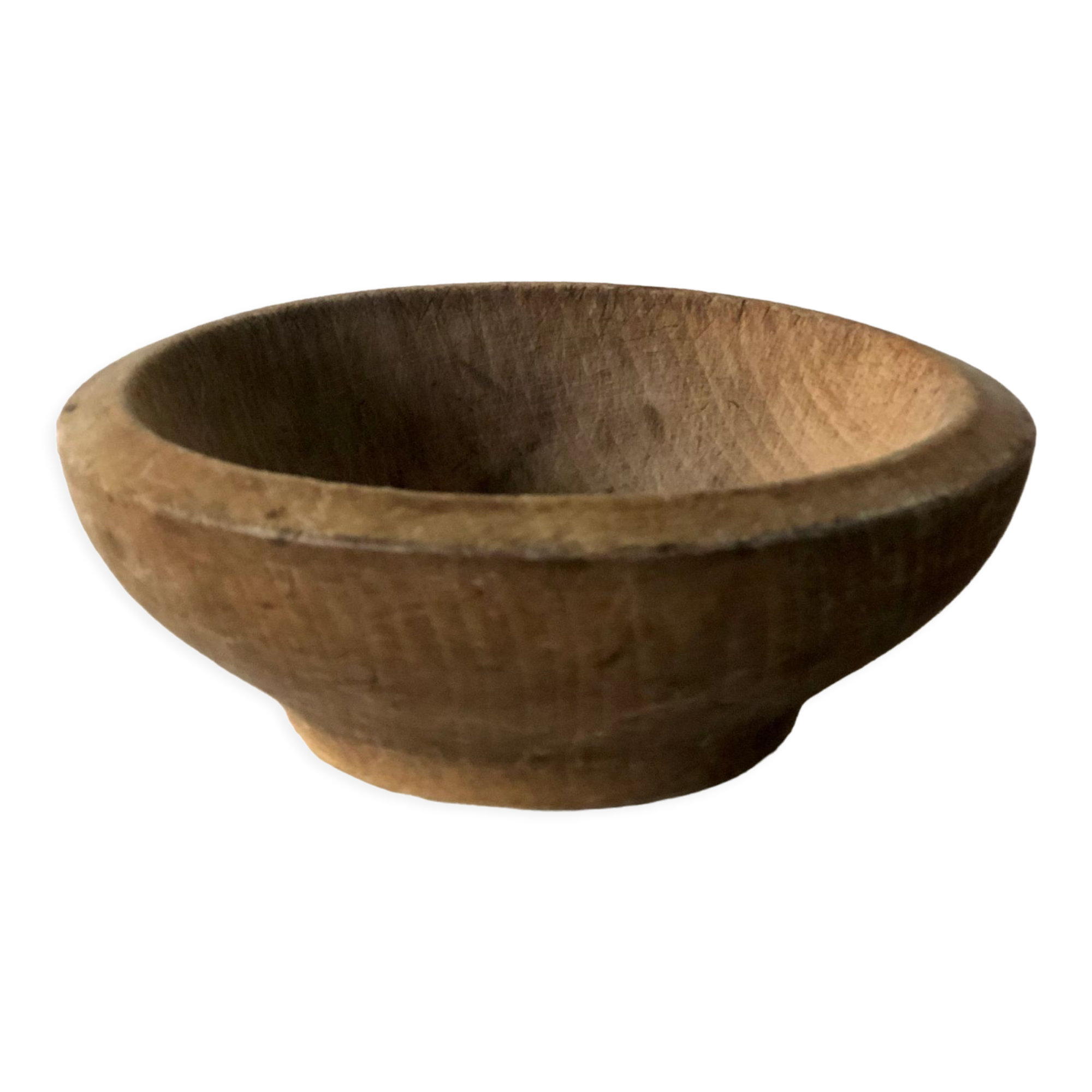 Saladier en bois brutaliste