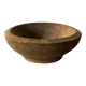 Saladier en bois brutaliste