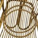 Vintage, large rattan armchair from the 1970s.