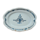 Large antique blue earthenware dish