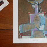 Picasso Figure 1945 reproduction éditions Braun & Cie - Paris