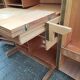 Folding desk says "Magic box" by designers Mummenthaler - Meier, Switzerland