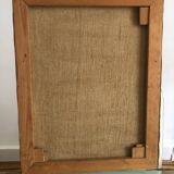 Floral still life – Oil on old canvas