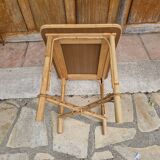 Vintage rattan coffee table