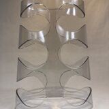 Transparent plexiglass bottle holder Umbra design Ran Lerner