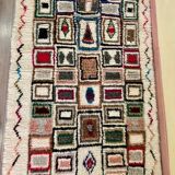 Multi color wool rug