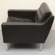 1960s leather chair black