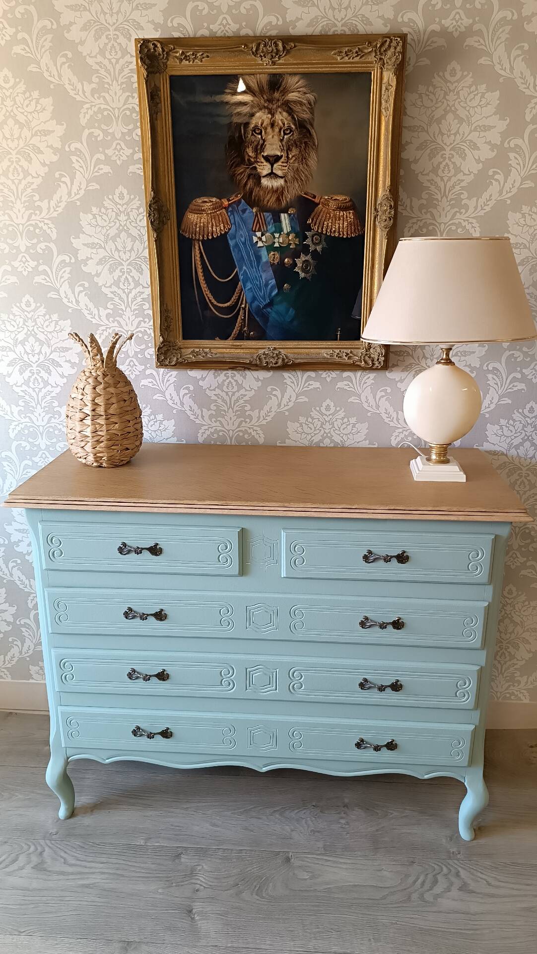 Commode de style Louis XV, restaurée