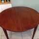 Round teak table by Johannes Andersen for Mobler Samcom Scandinavian.