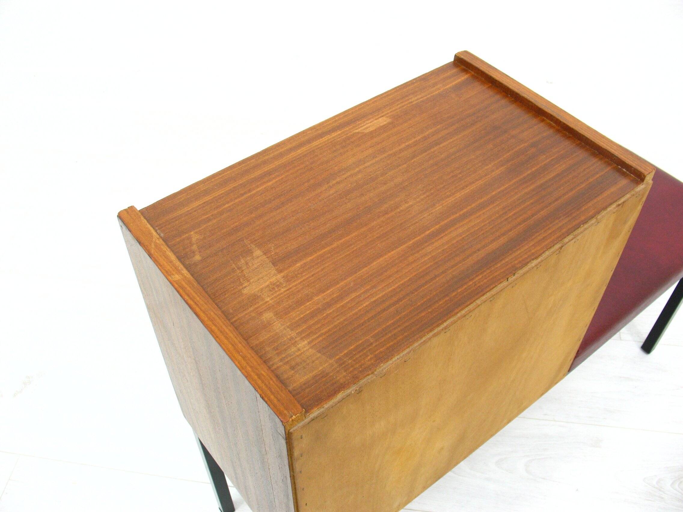 Telephone Bench in Wood and Metal, 1970s