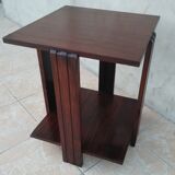 Art Deco side table in macassar ebony