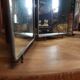 Miroir de barbier triptyque sur pieds 1930