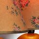 Paire de lampes boules en bois vintage