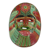 Mexican terracotta mask, Mexican folk art, 1970s