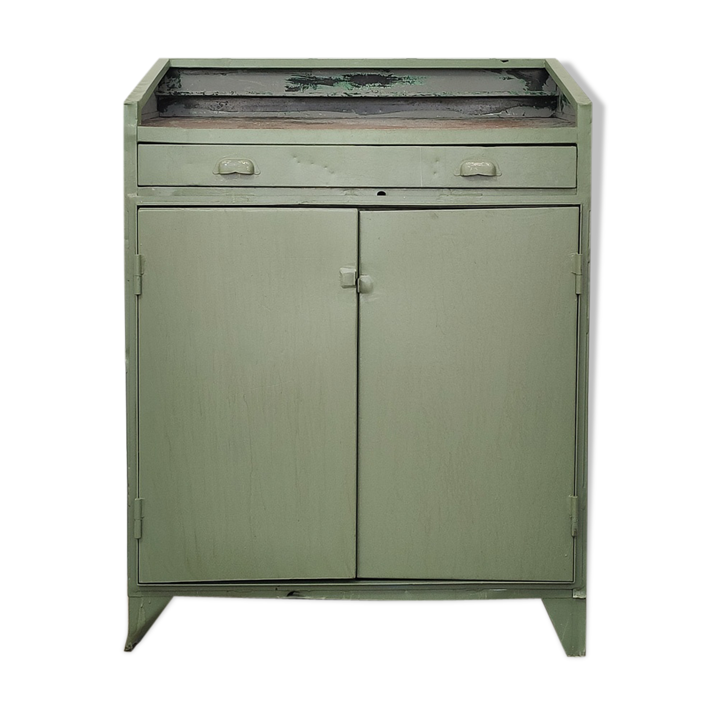 Ancient workshop metal furniture