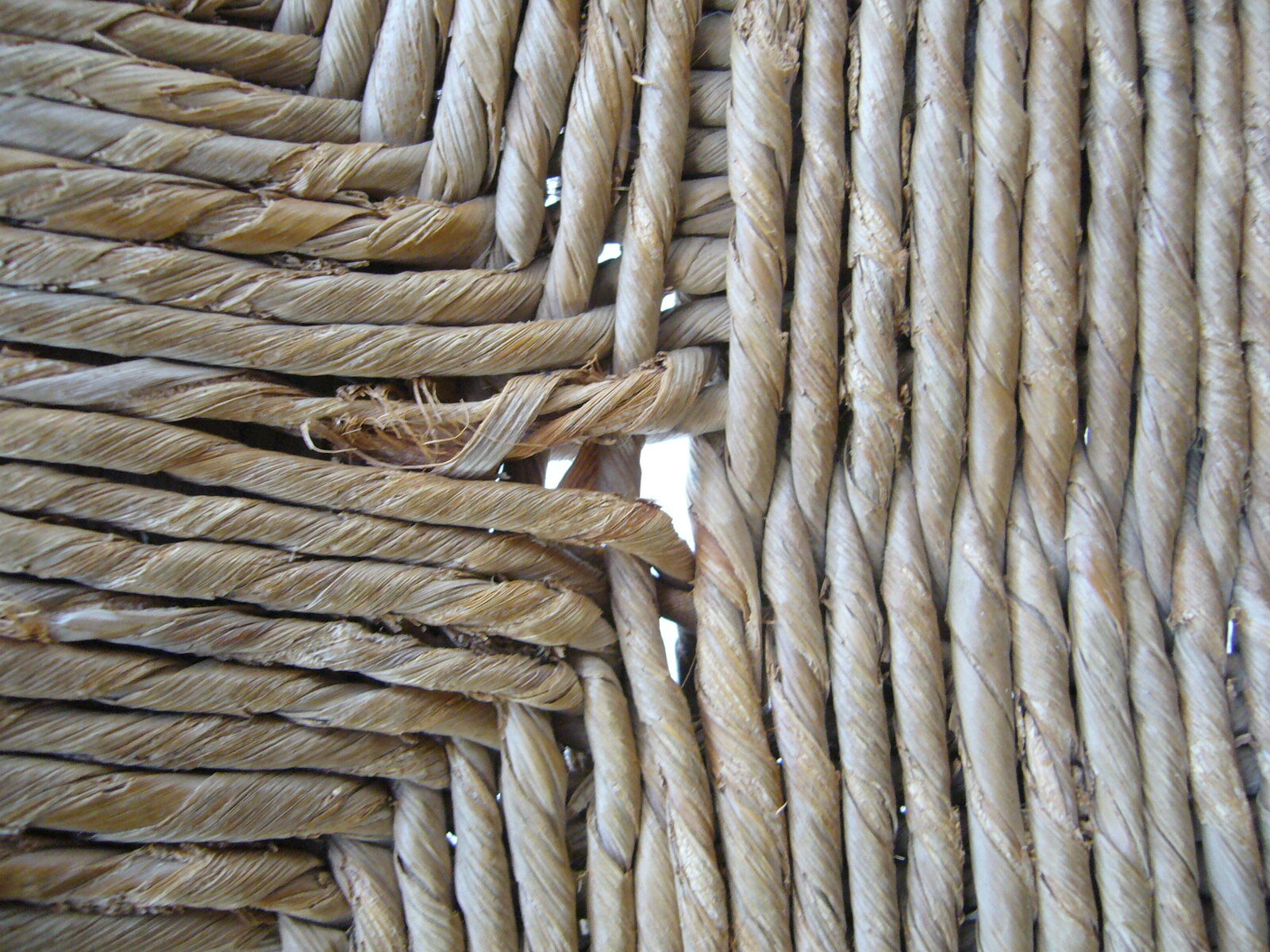 Wooden child's chair and mulched seat