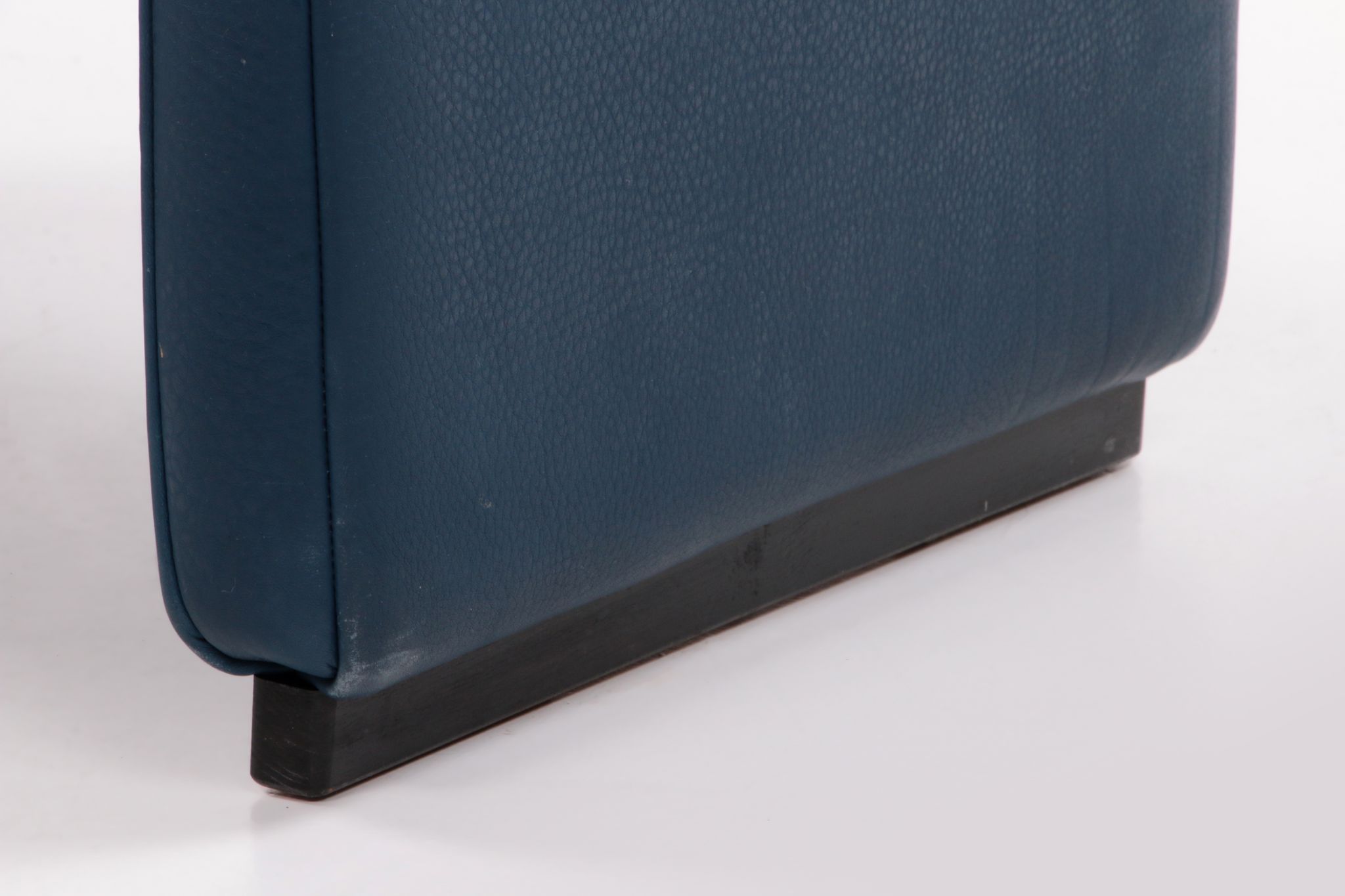 De Sede DS 50 Relax armchair with Hocker leather Petrol colour, 1980 Switzerland